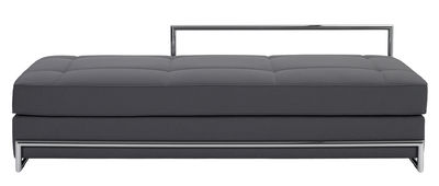 Möbel - Sofas - Day Bed Liege - ClassiCon - Stoff grau - verchromter Stahl, Wolle