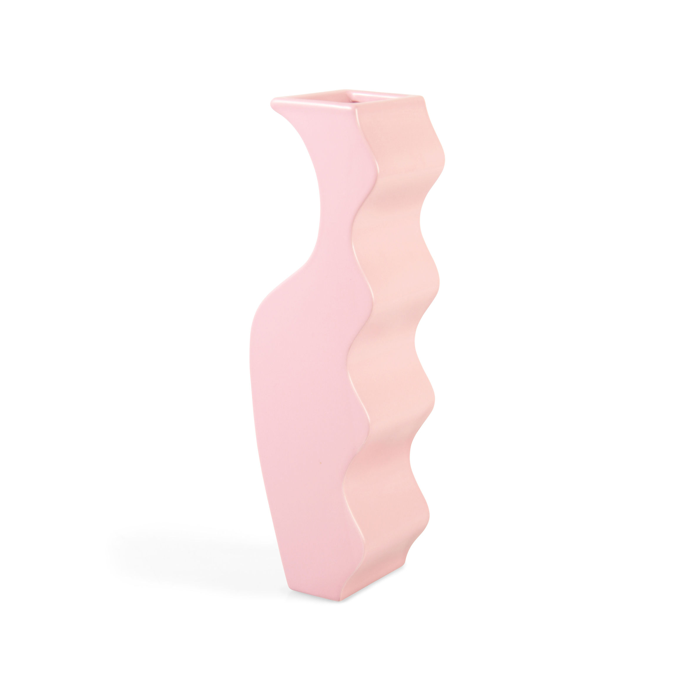 Vase Wave von & klevering Rosa/Orange Made In Design