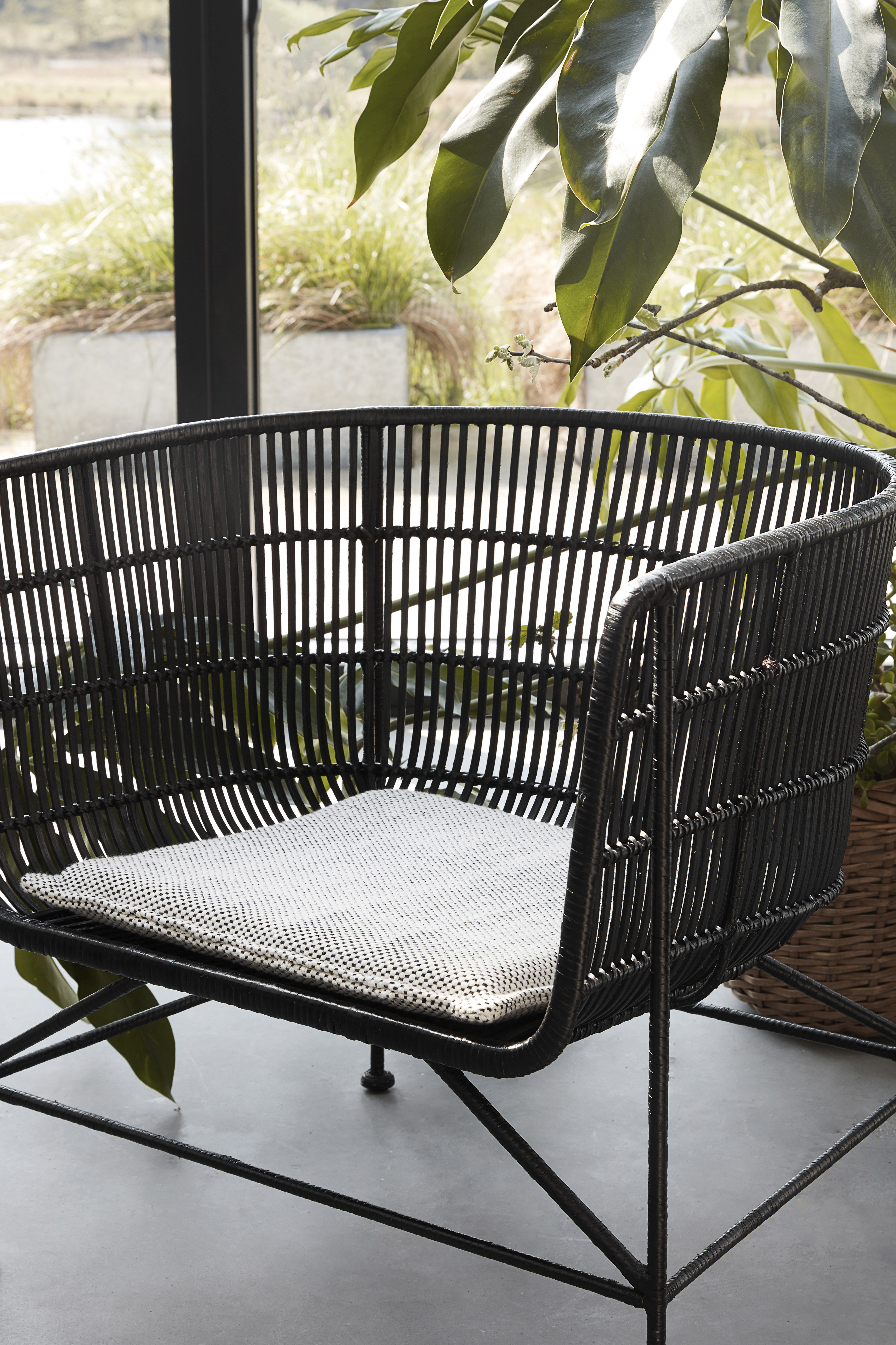 House Doctor Cuun Armchair Black Made In Design UK