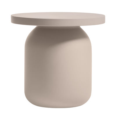 Furniture - Coffee Tables - Juju End table - Stool by Serralunga - Taupe - Polythene
