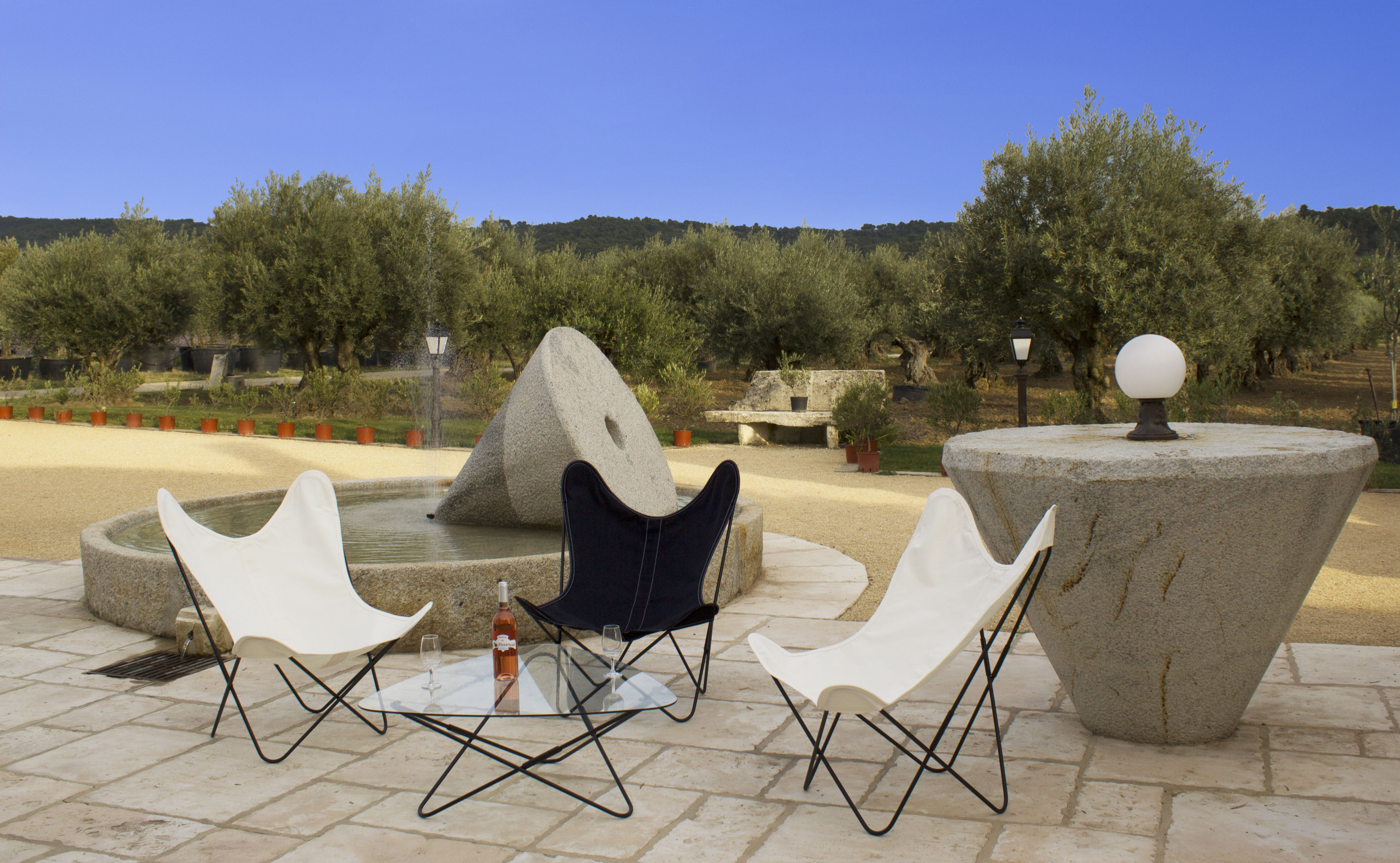 Table basse AA Butterfly AANew Design Transparent/Métal Made In Design