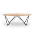 Tavolino Orb - / Rovere massello & metallo - 130 x 60 cm di Ethnicraft