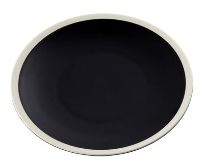 Table et cuisine - Assiettes - Assiette Sicilia / Ø 26 cm - Maison Sarah Lavoine - Radis noir - Grès peint et émaillé