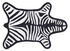 Zebra Bath mat - Reversible - 112 x 79 cm by Jonathan Adler