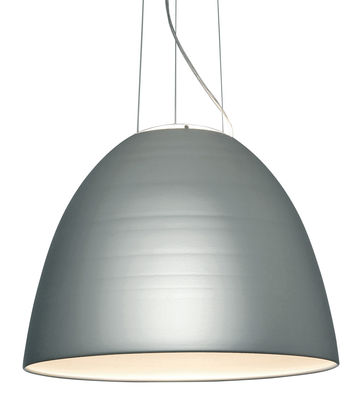 Luminaire - Suspensions - Suspension Nur LED / Ø 55 cm - Artemide - Aluminium anodisé - Aluminium, Verre
