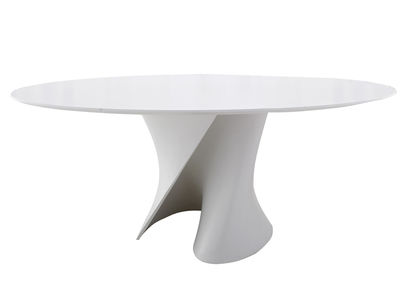 Mobilier - Tables - Table ovale S /150 x 210 cm - Plateau cristalplant - MDF Italia - Blanc - Cristalplant