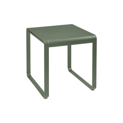 Fermob - Table rectangulaire Bellevie en Métal, Aluminium - Couleur Vert - 79.9 x 79.9 x 74 cm - Des