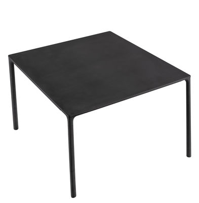 Outdoor - Tavoli  - Tavolo quadrato Boiacca - / 140 x 140 cm - Cemento di Kristalia - Cemento grigio - Alluminio laccato, Calcestruzzo