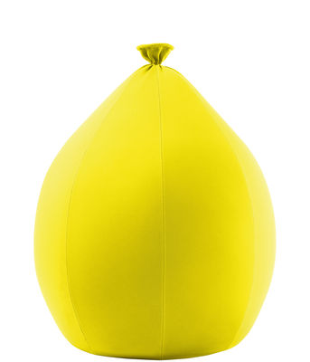 Mobilier - Poufs - Pouf Baloon / Small - H 70 cm - YOUNOW - Jaune - Billes de polystyrène, Mousse, Tissu lycra
