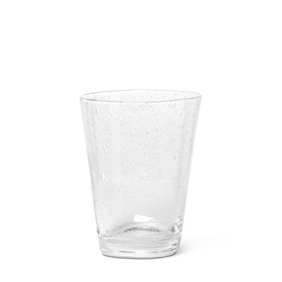 Tavola - Bicchieri  - Bicchiere Brus - / Vetro soffiato a bocca di Ferm Living - Trasparente - Vetro a bolla soffiato in bocca