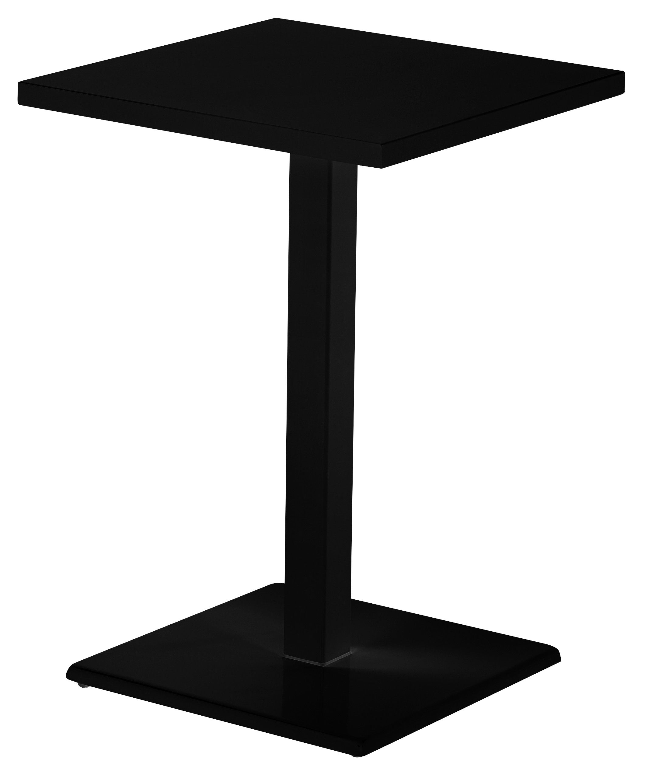 Mange-debout rond POLLUX ROUND noir - Table haute Ø 60 cm