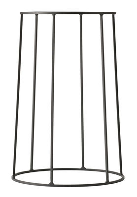 Image of Supporto - / H 40 cm - Per vaso e lampada a olio Wire di Menu - Nero - Metallo
