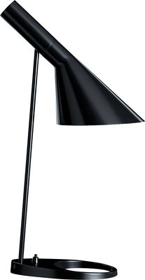 Luminaire - Lampes de table - Lampe de table AJ (1960) / H 56 cm - Louis Poulsen - Noir - Acier, Fonte de zinc