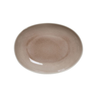 Tavola - Vassoi e piatti da portata - Piatto Maguelone - / 28 x 21,5 cm - Gres fatto a mano di Jars Céramistes - Tamerici - Gres smaltato