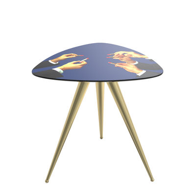 Havnyt Table dappoint Pliante carr/ée en Teck 50 x 46 cm