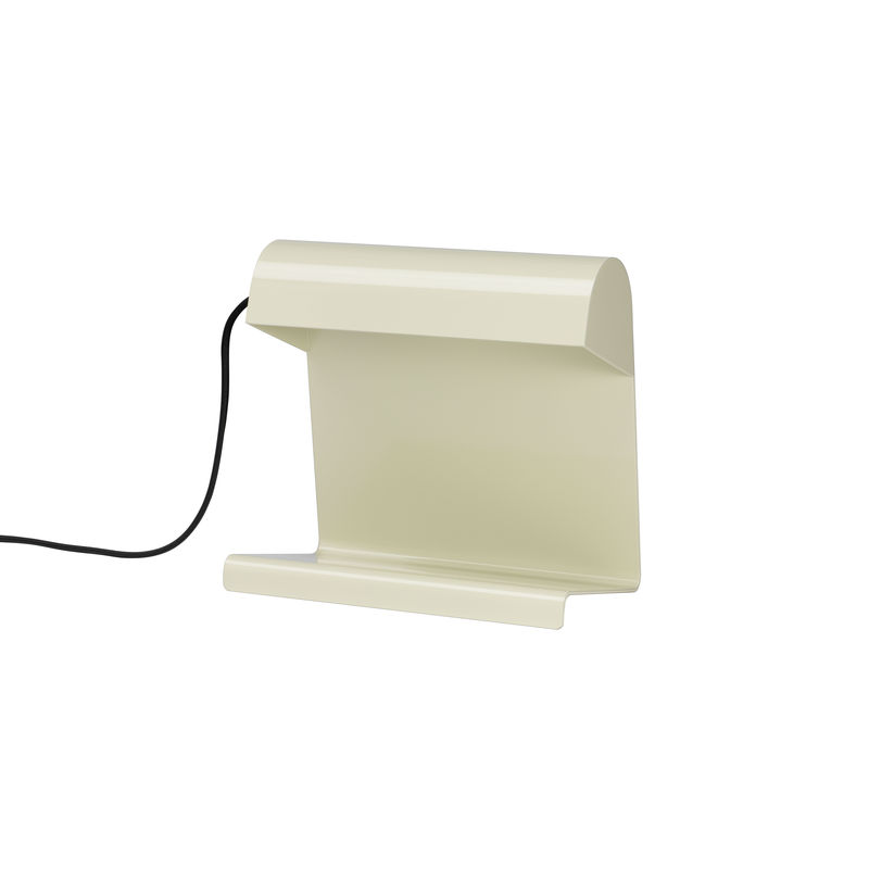 Leuchten - Tischleuchten - Tischleuchte Lampe de bureau metall weiß / Jean Prouvé, 1930 - Vitra - Blanc Colombe - Stahlplatte