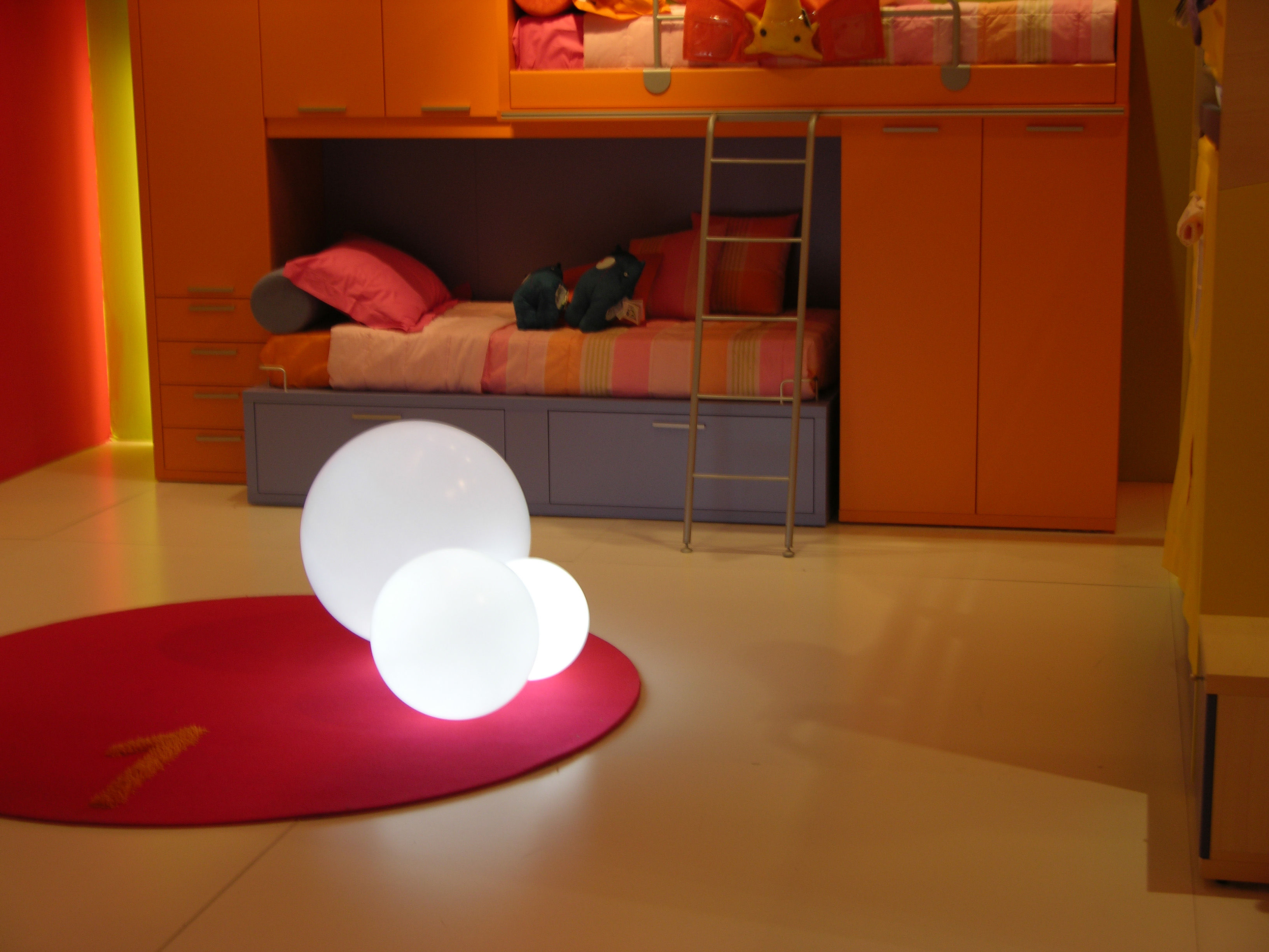 Lampada da terra tavolo a sfera design moderno Slide Globo In
