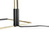 Lampe de table Matin Small / LED - H 38 cm - Tissu & métal - Hay