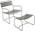 Surprising Lounger Set armchair & footrest by Fermob