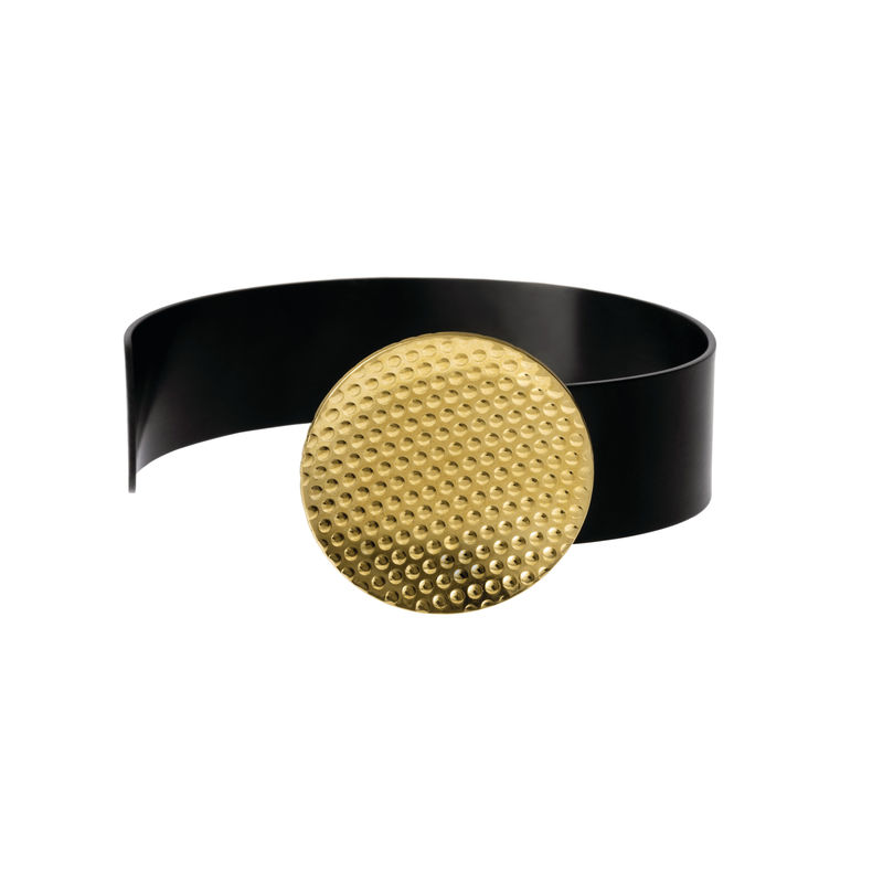 Accessoires - Schmuck - Armband Venusia - Acta schwarz gold metall - Alessi - Goldfarben & schwarz - PVD-beschichteter Stahl