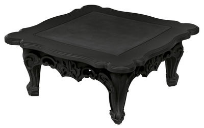 Furniture - Coffee Tables - Duke of Love Coffee table - 72 x 72 cm by Design of Love by Slide - Black - roto-moulded polyhene