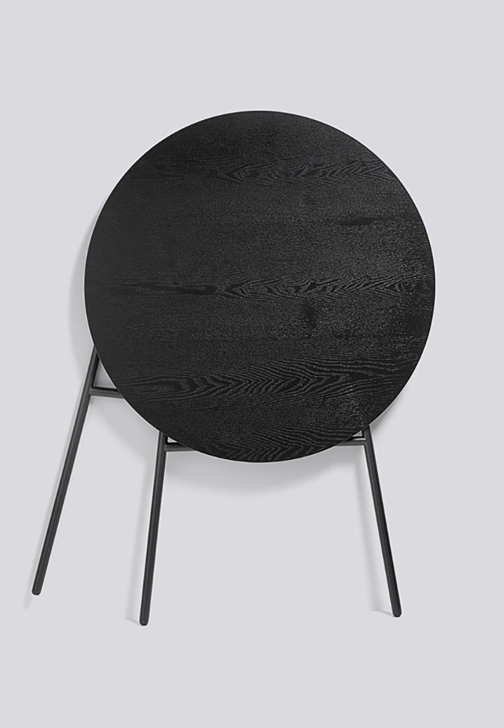 Hay Tilt Top Foldable table Black Made In Design UK