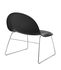 3D Lounge Sessel H 40 cm - Kufengestell - Schale aus gebeizter Buche - Gubi