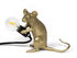 Mouse Sitting #2 Table lamp - / Sitting mouse by Seletti
