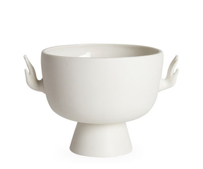 Decoration - Vases - Eve Bowl - / Handles in the shape of hands by Jonathan Adler - White - China