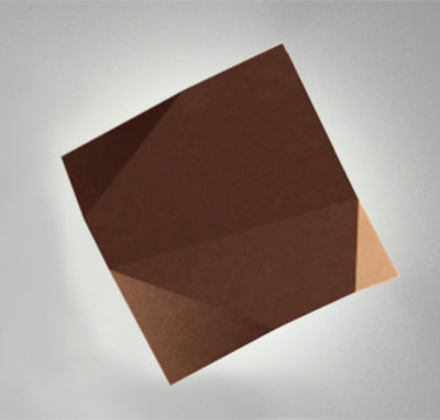 Luminaire - Appliques - Applique d'extérieur Origami LED / Motifs n°1 - Vibia - Marron - Polycarbonate