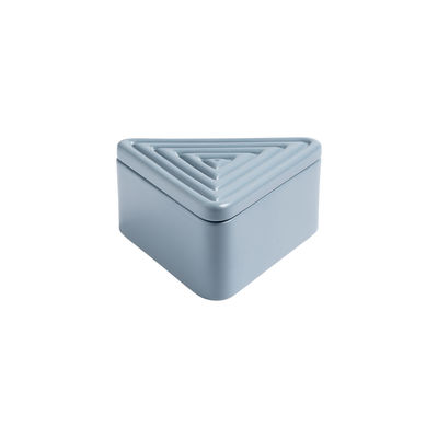 & klevering - Boîte Boîte en Céramique, Porcelaine - Couleur Bleu - 16 x 17 x 8 cm - Made In Design