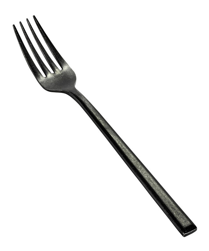 Tableware - Cutlery - Pure Fork metal black - Serax - Black - PVD-coated stainless steel