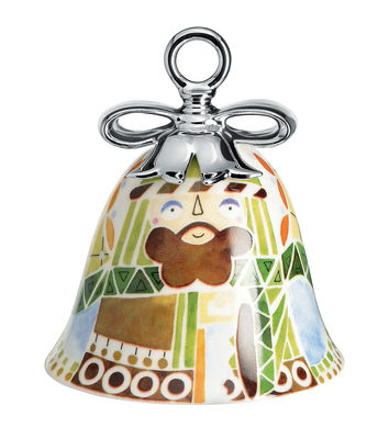 Flash sales - Outlet - Holy Family Bauble - Joseph - Hand painted Bone China by Alessi - Multicolor / Joseph - Painted porcelain