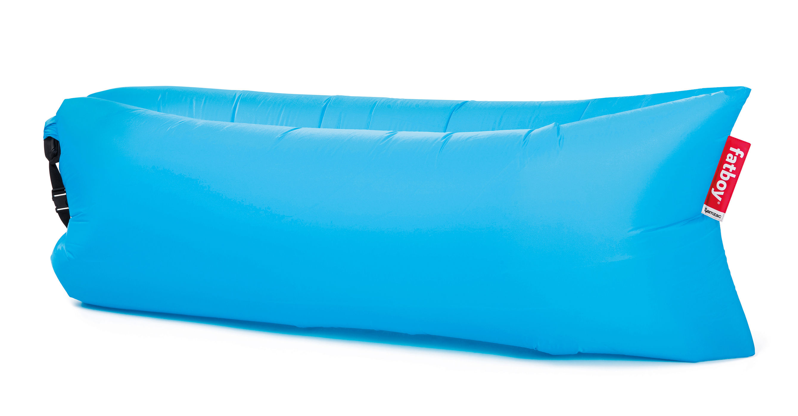 Pouf gonflable Lamzac the Original 2.0 / L 200 cm Bleu Aqua Fatboy