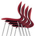 Pikaia Stacking chair - Plastic & metal legs by Kristalia