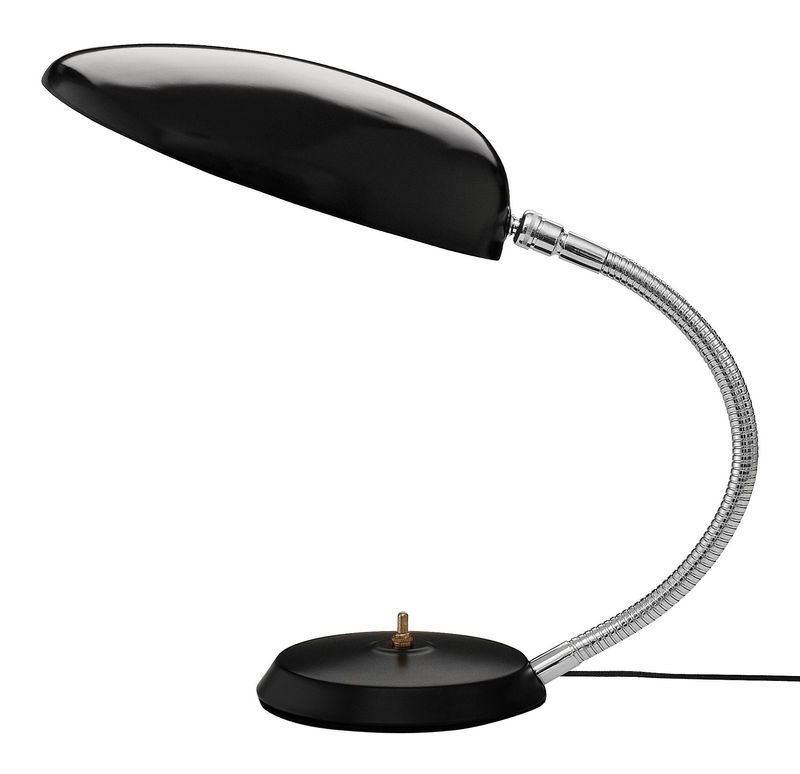 Lighting - Table Lamps - Cobra Table lamp metal black Reissue 1949 - Gubi - Black - Powder coated steel
