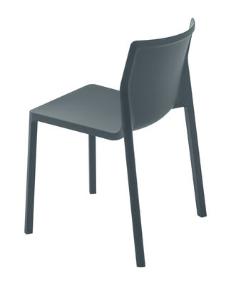 Mobilier - Chaises, fauteuils de salle à manger - Chaise empilable LP / Polypropylène renforcé - Kristalia - Gris mat - Polypropylène renforcé