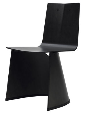 Mobilier - Chaises, fauteuils de salle à manger - Chaise Venus / Bois - ClassiCon - Chêne teinté noir - Contreplaqué de chêne laqué