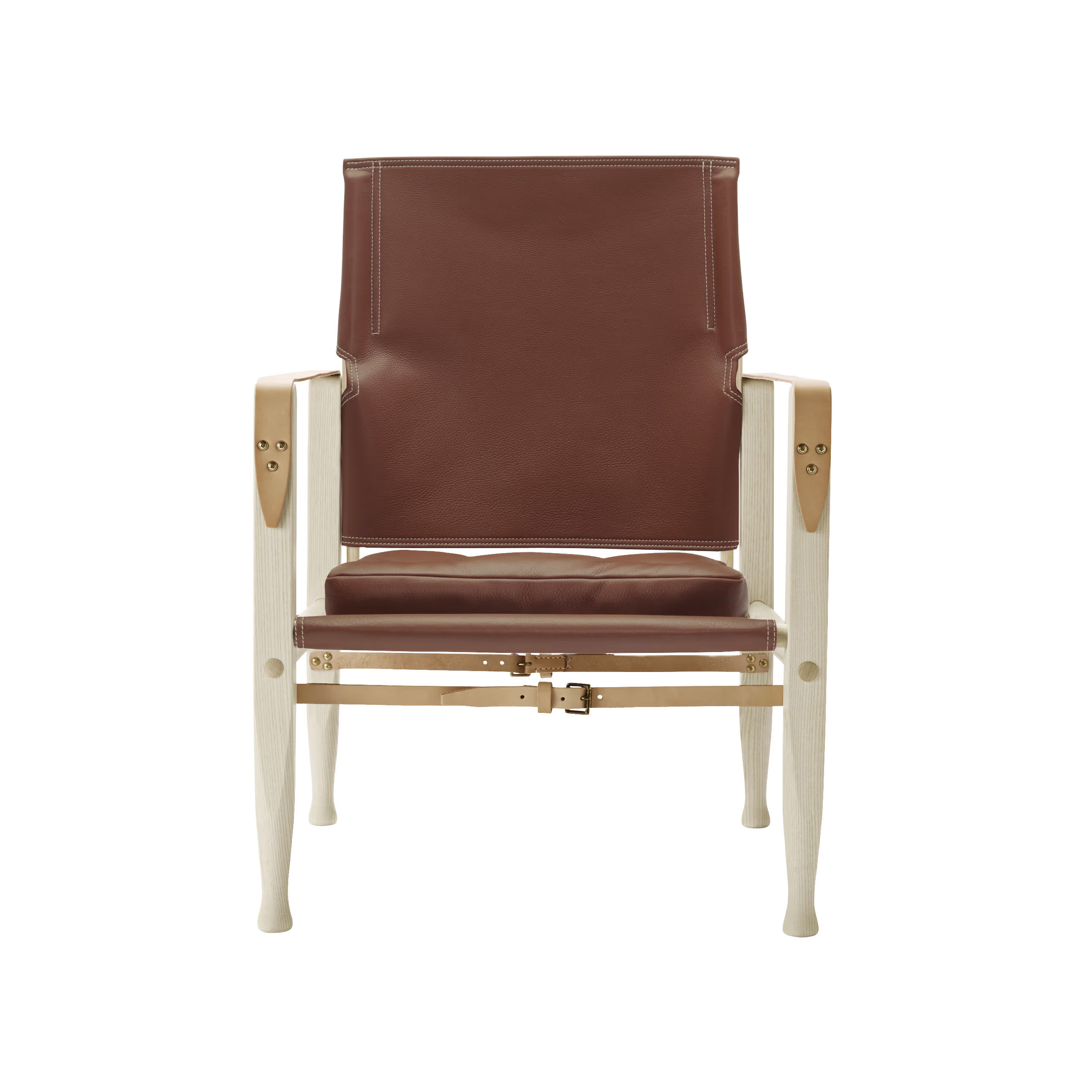 CARL HANSEN & SON KK47000 - Safari Chair Armchair - brown bleached