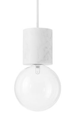 Illuminazione - Lampadari - Sospensione Marble Light SV2 - / Marmo di &tradition - Modello 2 / Marmo bianco - Marmo, Vetro soffiato a bocca