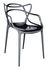 Masters Stackable armchair - Metallized by Kartell