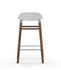 Form Bar stool - H 65 cm / Walnut leg by Normann Copenhagen