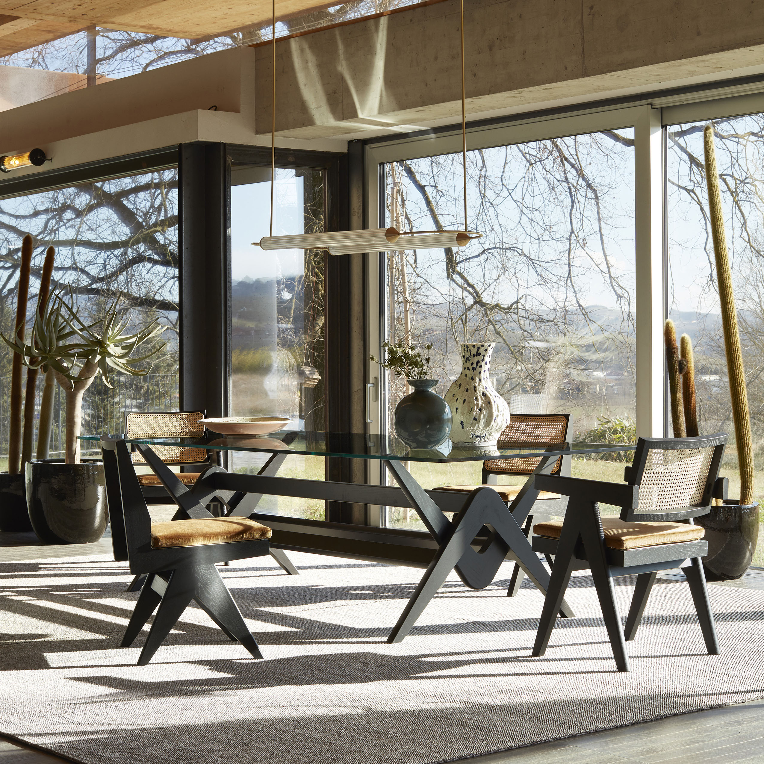 Sedia Capitol Complex di CASSINA nero Made In Design