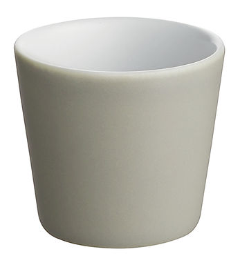 Tableware - Coffee Mugs & Tea Cups - Tonale Espresso cup by Alessi - Light grey - Stoneware ceramic
