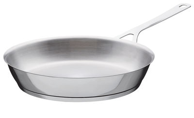 Tisch und Küche - Geschirr und Kochen - Pots and Pans Pfanne - A di Alessi - Ø 28 cm - rostfreier Stahl