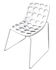 Chips Stacking chair - Plastic & metal legs by MyYour