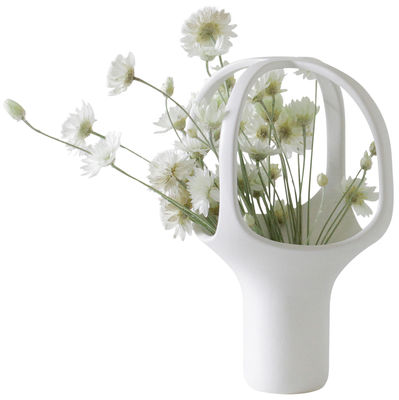 Déco - Vases - Vase Heirloom n°1 / H 25 cm - Moustache - Blanc - Céramique