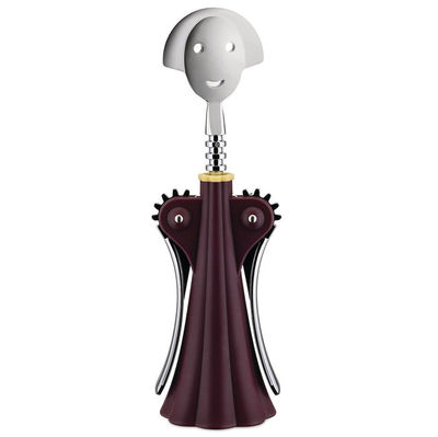 Tableware - Wine Accessories - Anna G. Bottle opener by A di Alessi - Red - Chromed zamak, Polyamide