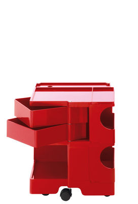 Arredamento - Raccoglitori - Carrello/tavolo d'appoggio Boby - h 52 di B-LINE - Rosso - ABS