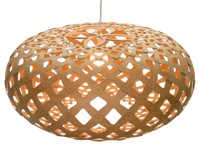 Lighting - Pendant Lighting - Kina Pendant - Ø 80 cm by David Trubridge - Natural wood - Ø 80 cm - Bamboo plywood